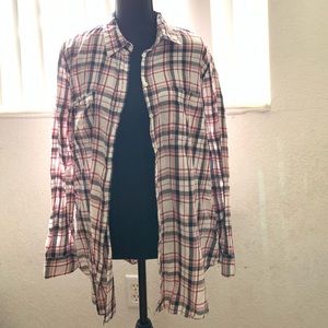 Comfy Black & Red Flannel